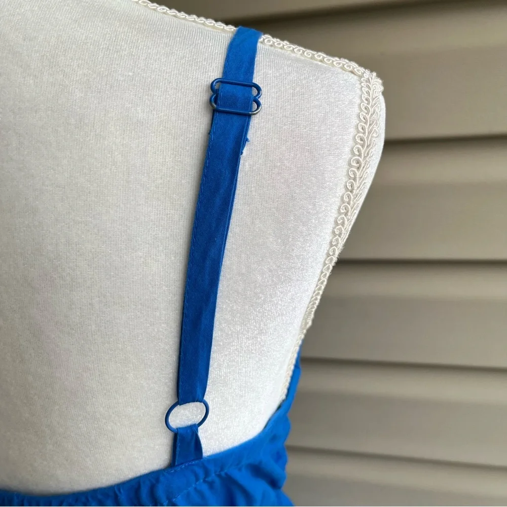 •Lane Bryant• 100% Cotton Blue Eyelet Shndress - Size 14 - Picture 7 of 9